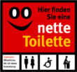Aufkleber netteToilette